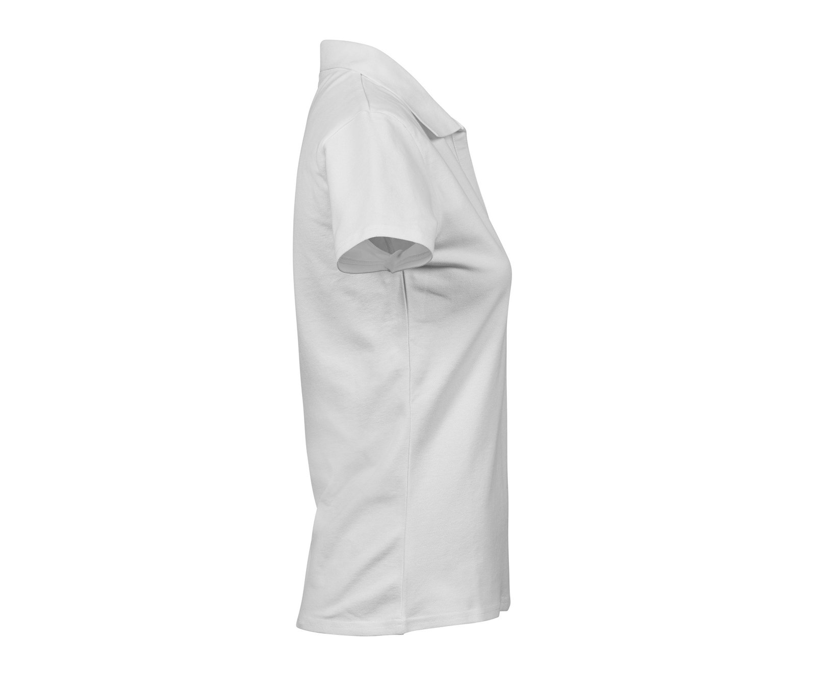 Polo stretch col V femme Bio