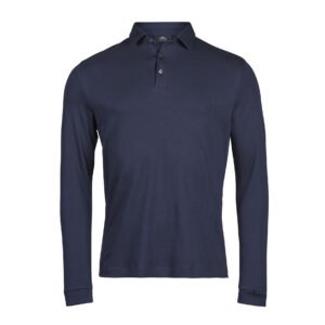 Polo manches longues en coton Pima – polo personnalisé