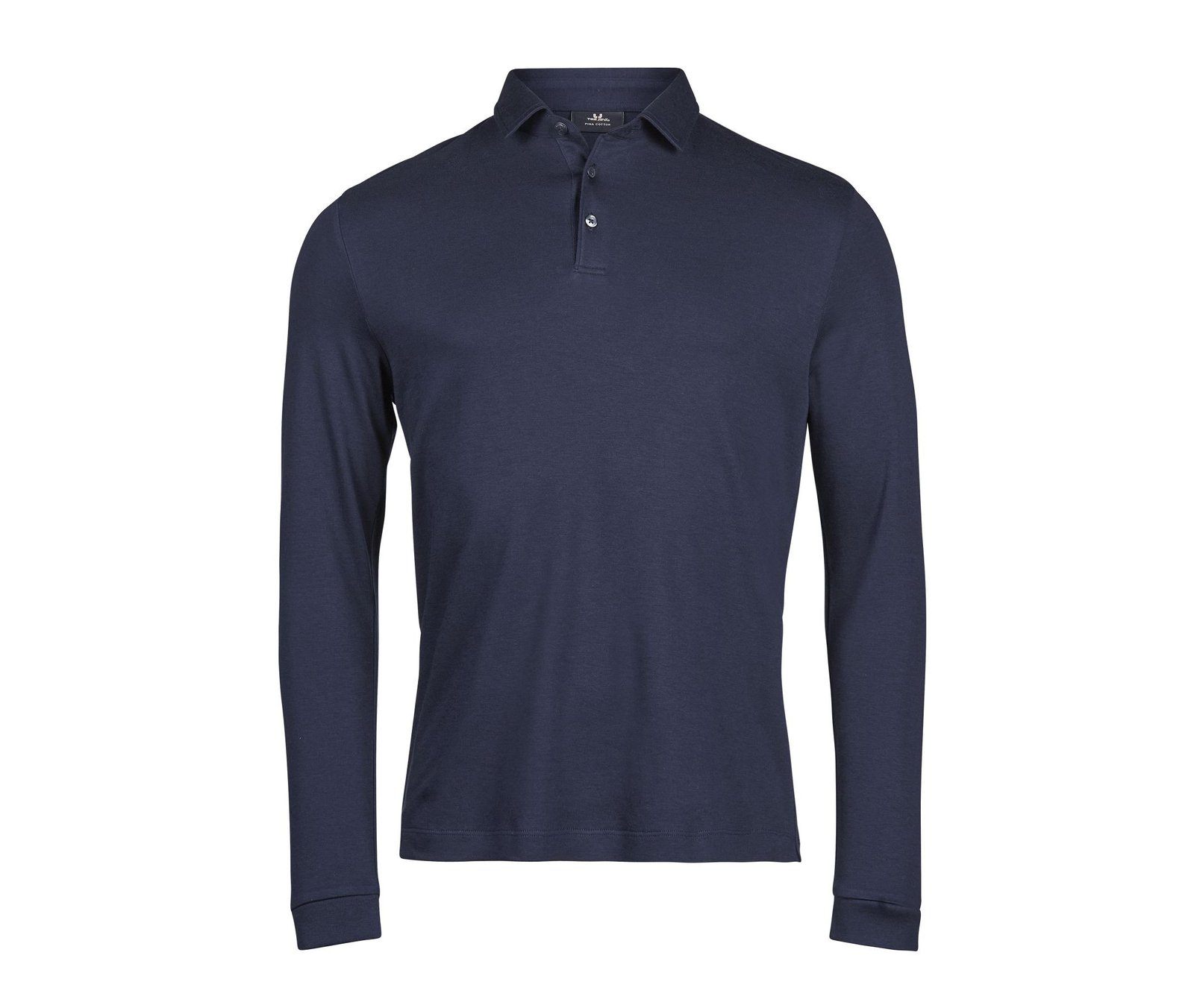 Polo manches longues en coton Pima – polo personnalisé