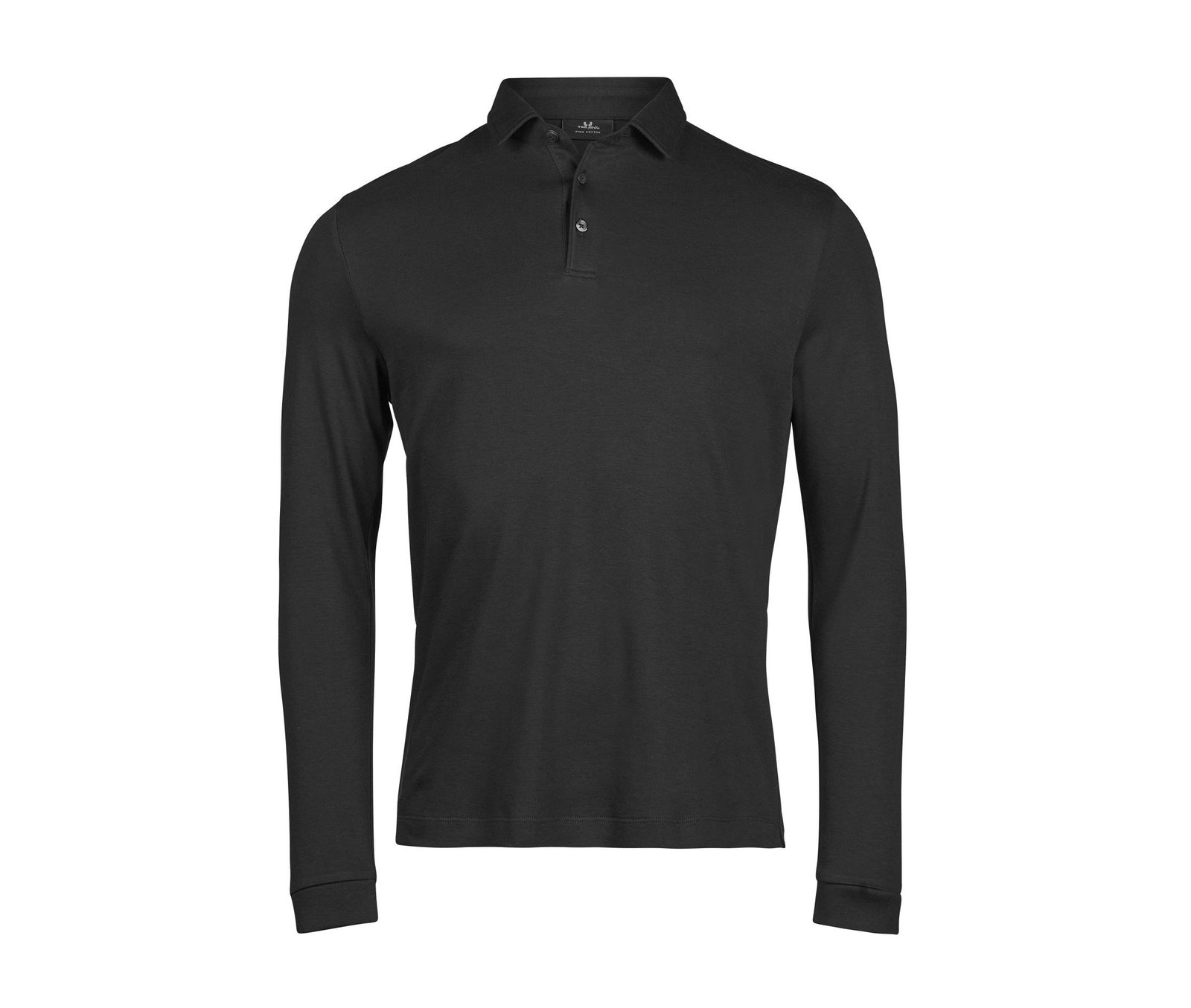 Polo manches longues en coton Pima