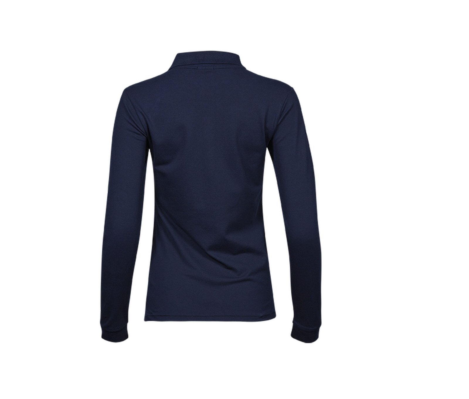 Polo stretch manches longues femme