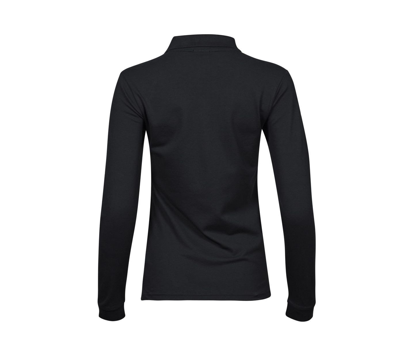 Polo stretch manches longues femme