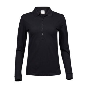 Polo stretch manches longues femme – polo personnalisé