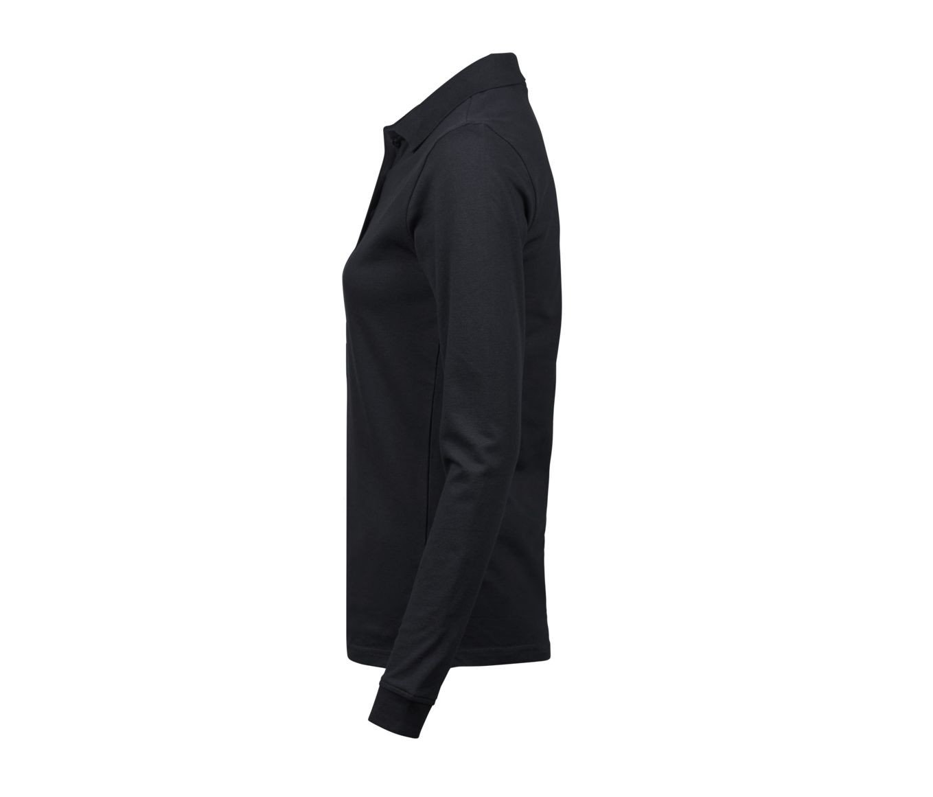 Polo stretch manches longues femme