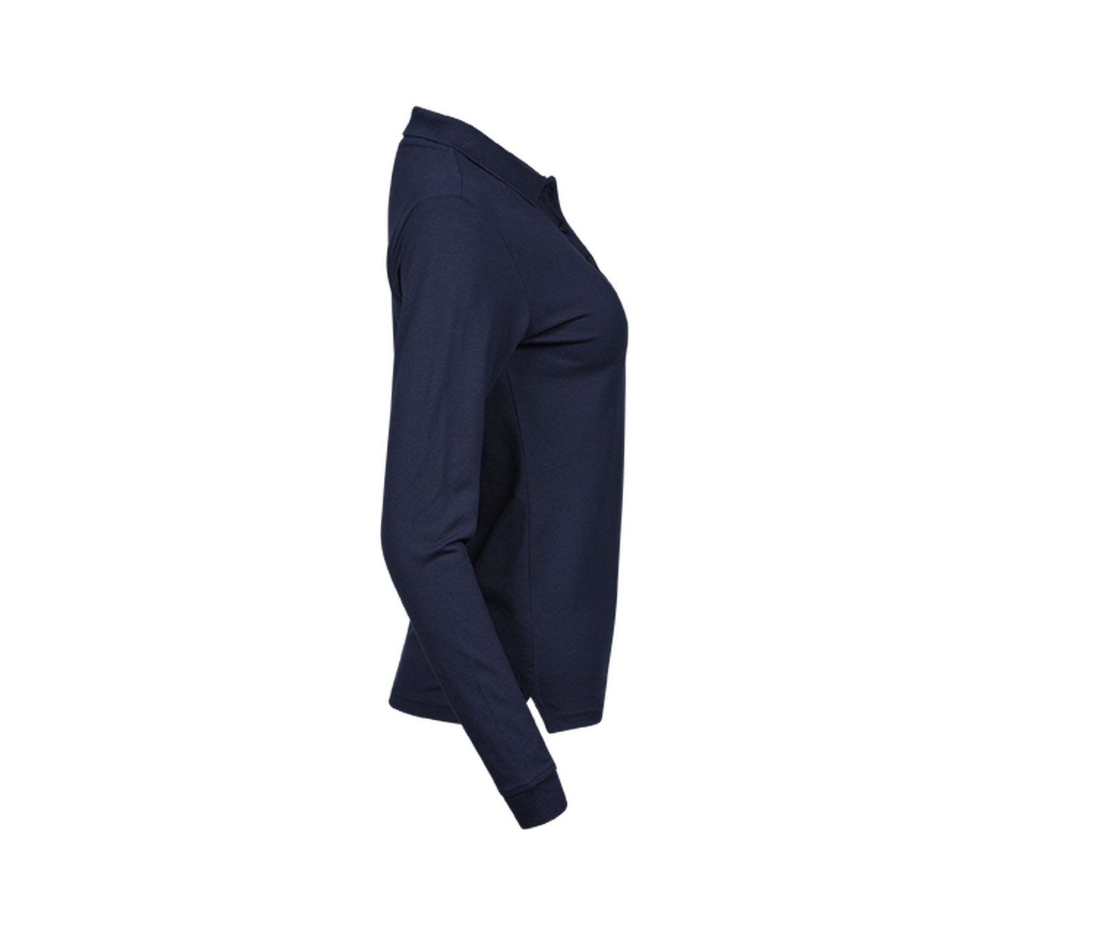 Polo stretch manches longues femme