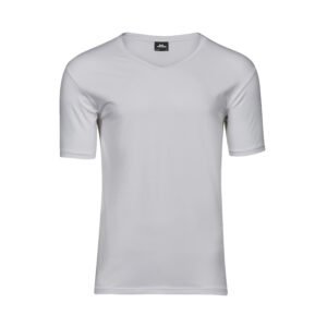 Tee-shirt stretch col V
