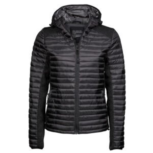 Doudoune capuche Crossover femme – veste personnalisée