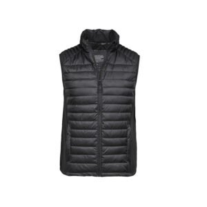 Bodywarmer bi-matière homme – bodywarmer personnalisé