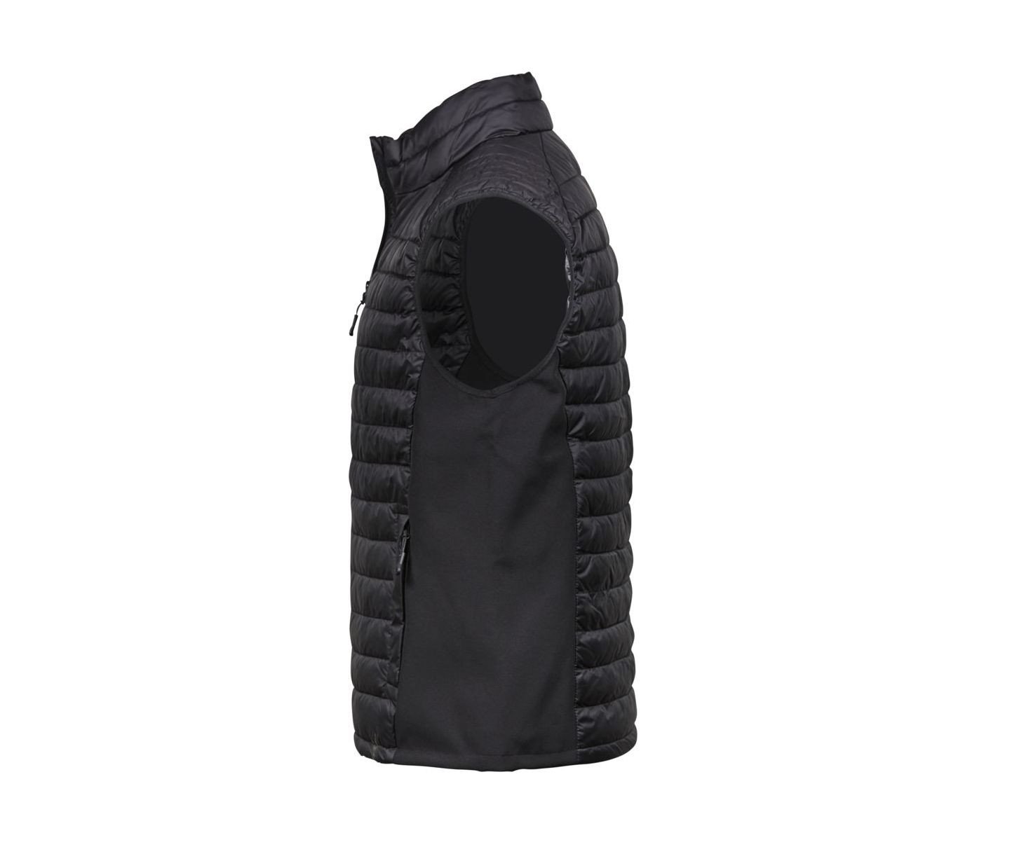 Bodywarmer bi-matière homme