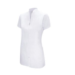 Tunique zippée personnel médical – tenue professionnelle personnalisée