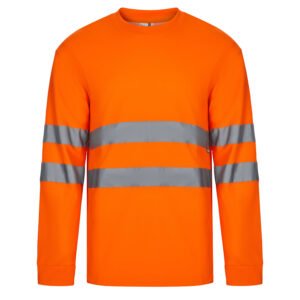 TEE-SHIRT ML EN COTON/POLYESTER HAUTE VISIBILITÉ – vêtement haute visibilité personnalisé