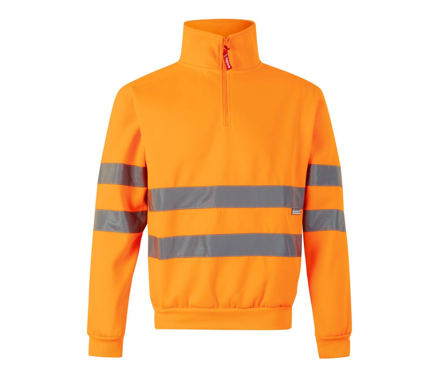 SWEAT DEMI-ZIPPÉ HAUTE VISIBILITE – vêtement haute visibilité personnalisé
