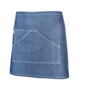 TABLIER EN DENIM COURT
