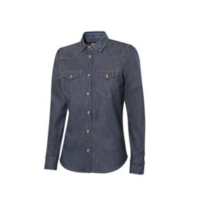 CHEMISE STRETCH EN DENIM FEMME – chemise personnalisée