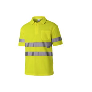 POLO COTON/POLYESTER À MANCHES COURTES HAUTE VISIBILTÉ