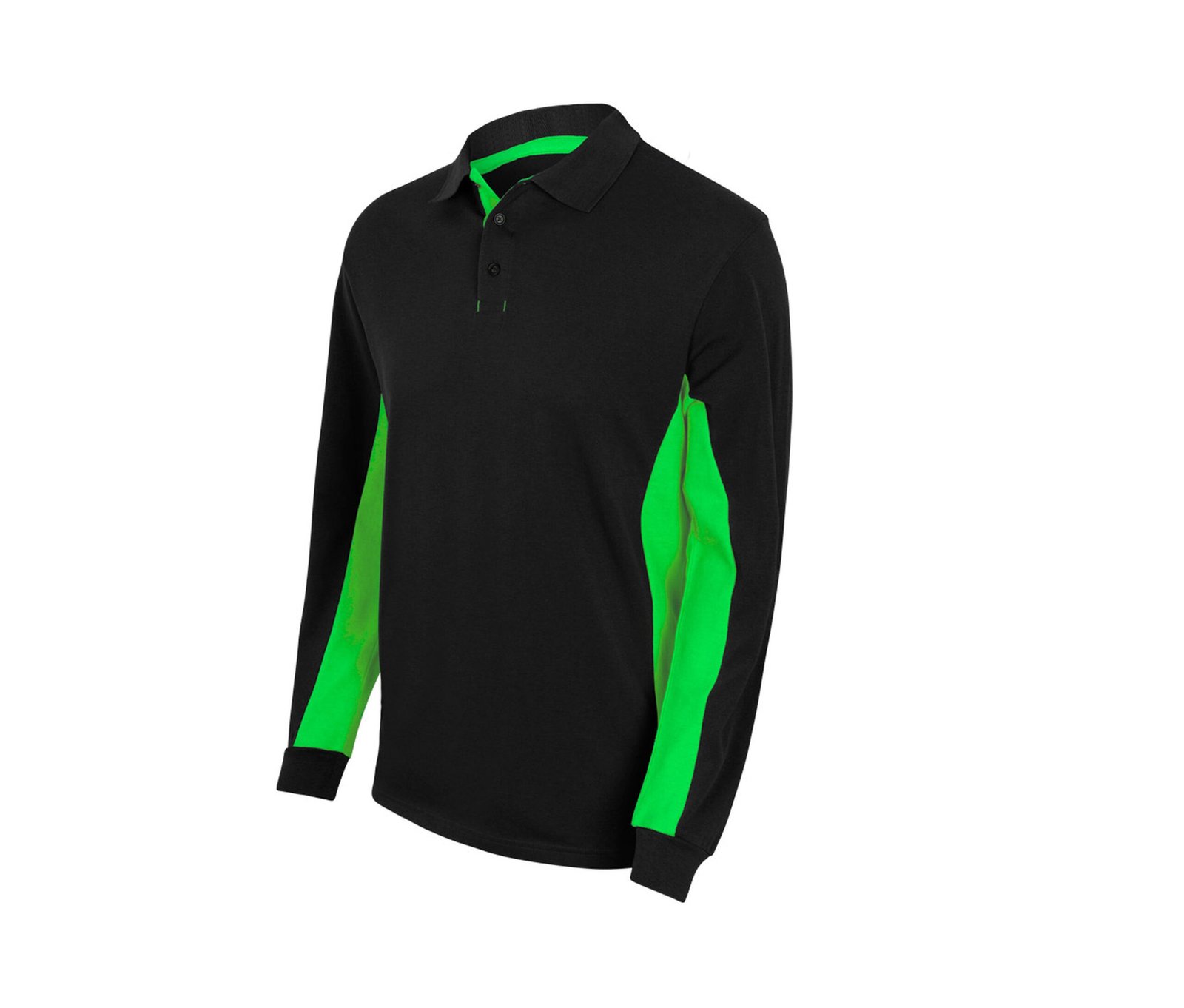 POLO BICOLORE MANCHES LONGUES