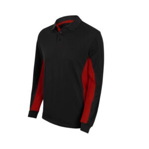 POLO BICOLORE MANCHES LONGUES