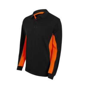POLO BICOLORE MANCHES LONGUES – polo personnalisé
