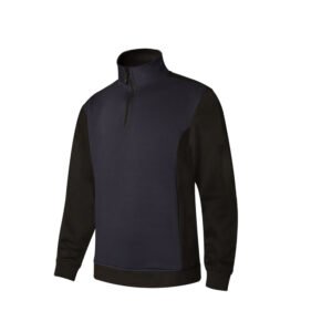SWEAT BICOLORE COL ZIPPÉ – sweat personnalisé
