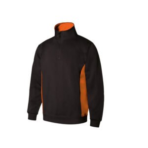SWEAT BICOLORE COL ZIPPÉ – sweat personnalisé