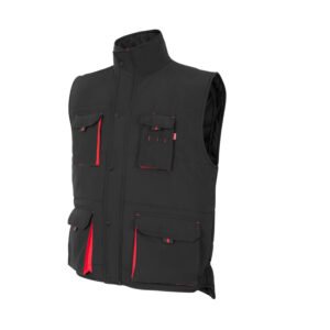 GILET MATELASSÉ BICOLORE MULTIPOCHES