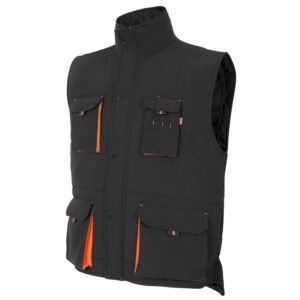 GILET MATELASSÉ BICOLORE MULTIPOCHES – bodywarmer personnalisé