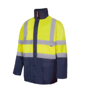 PARKA 4 EN 1 BICOLORE HAUTE VISIBILITÉ