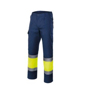 PANTALON BICOLORE MULTIPOCHES