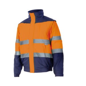 BLOUSON MATELASSÉ 2 EN 1 HAUTE VISIBILITÉ – vêtement haute visibilité personnalisé
