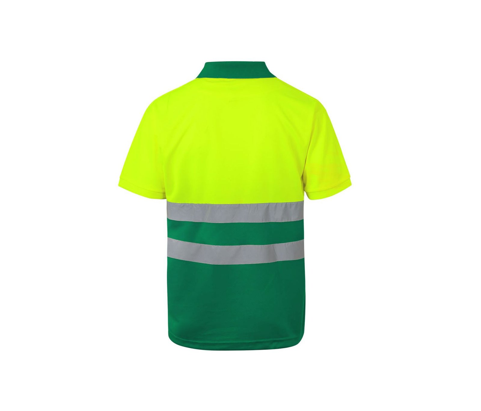 POLO BICOLORE MANCHES COURTES HAUTE VISIBILITÉ