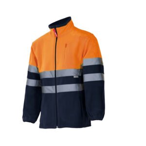 VESTE POLAIRE BICOLORE HAUTE VISIBILITÉ – vêtement haute visibilité personnalisé