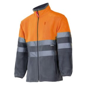 VESTE POLAIRE BICOLORE HAUTE VISIBILITÉ