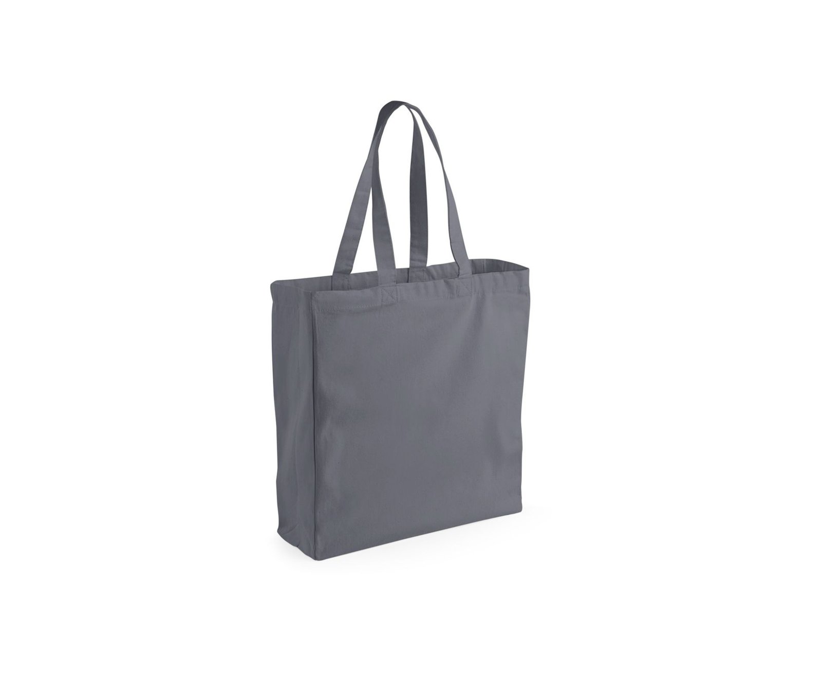 Large sac shopping en coton canvas