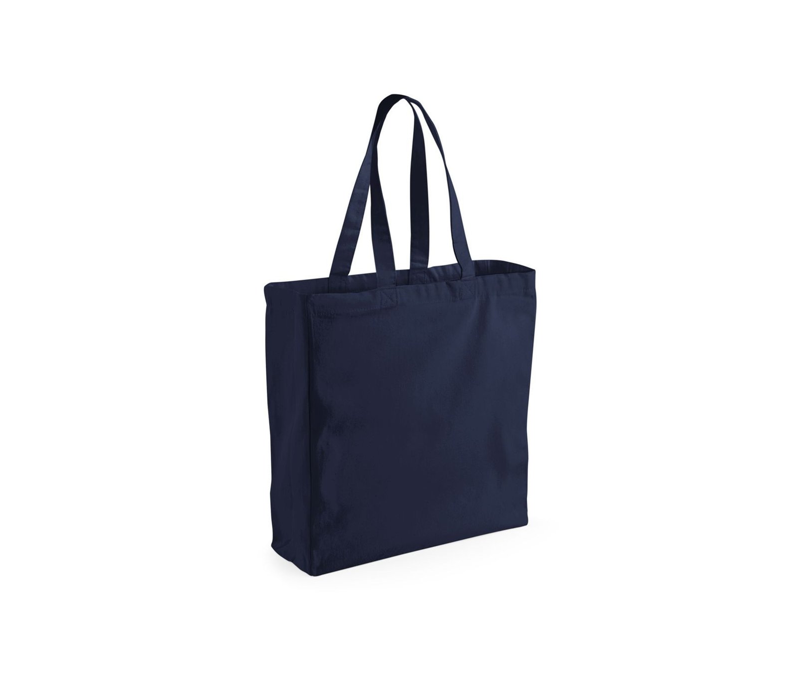 Large sac shopping en coton canvas