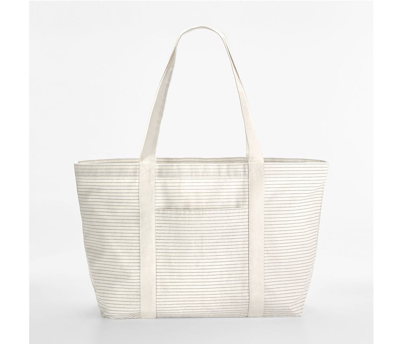 Grand sac shopping rayé – sac personnalisé