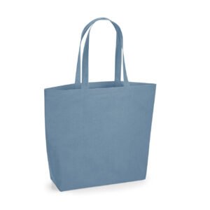 Maxi sac en coton organique teinté naturellement – sac personnalisé