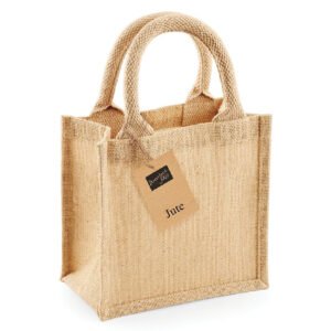 Petit sac cadeau en toile de jute – sac personnalisé