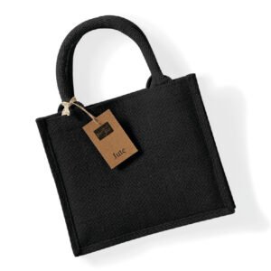 Petit sac en toile de jute – sac personnalisé