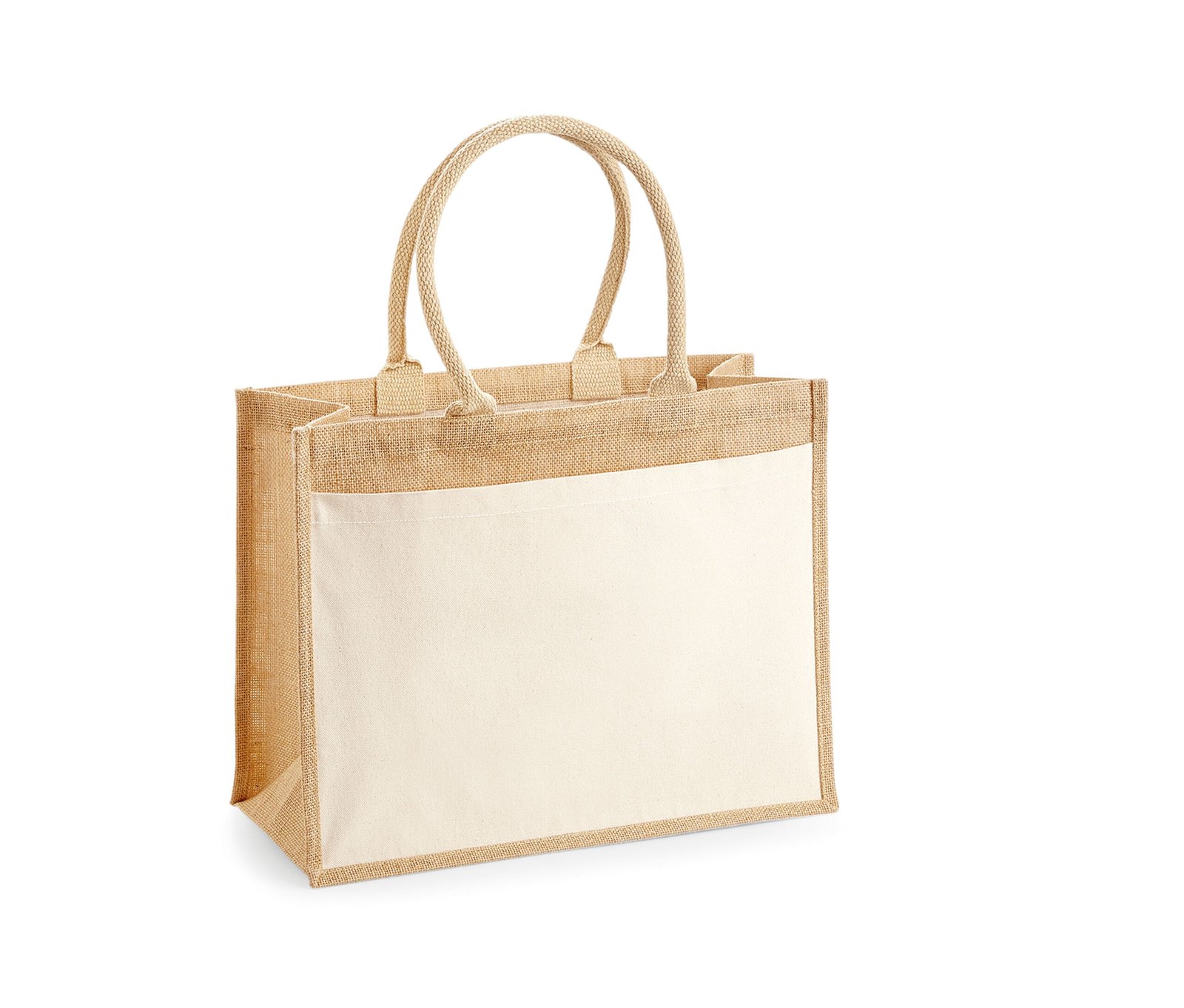 Grand sac en toile de jute – sac personnalisé