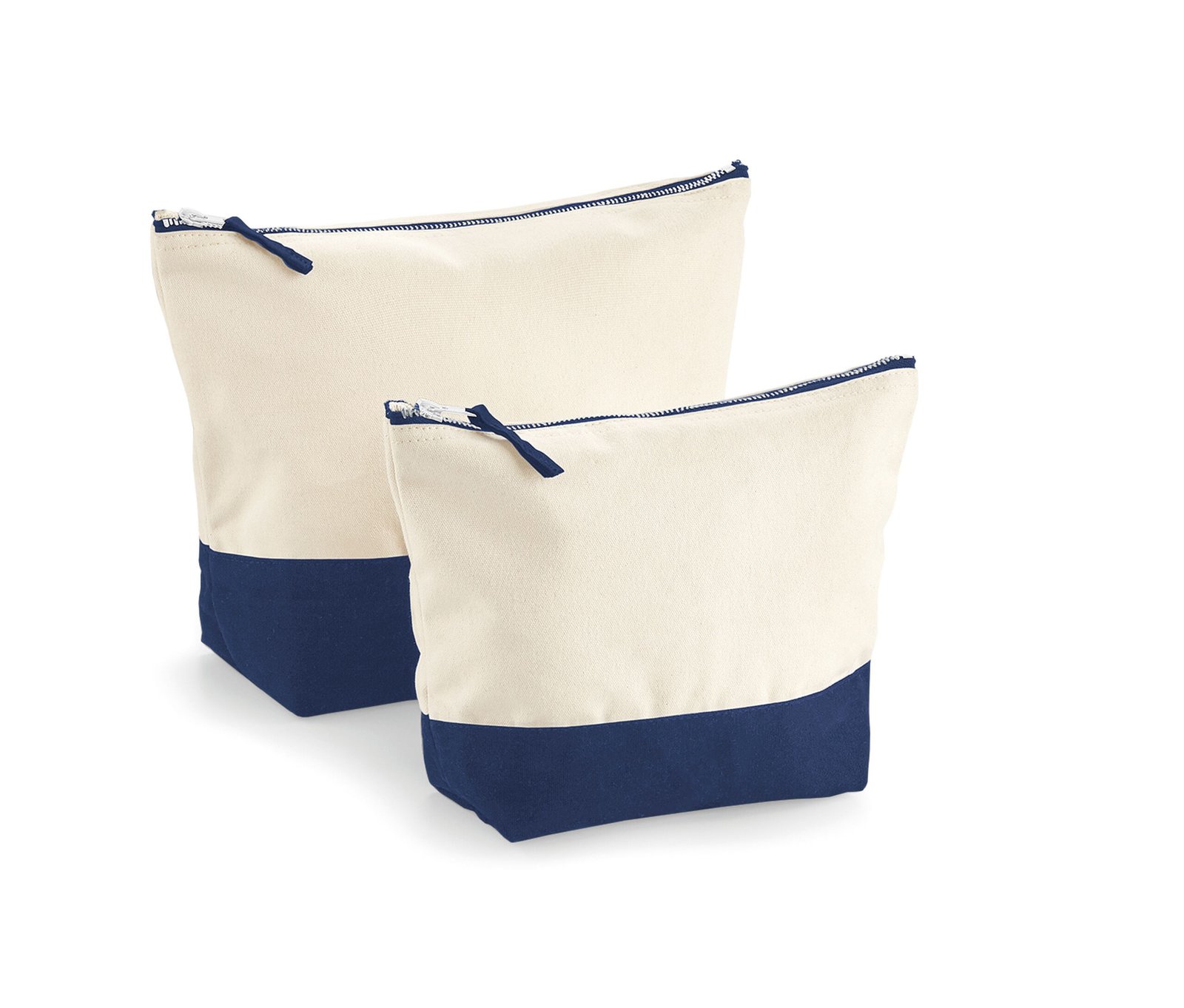 Pochette bicolore en coton