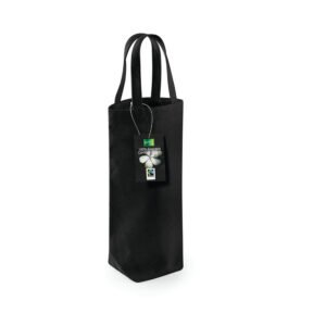 Sac à bouteille en coton issu du commerce équitable – sac personnalisé