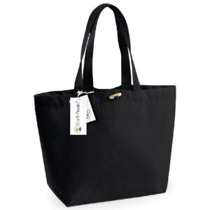 Sac shopping grand volume coton bio