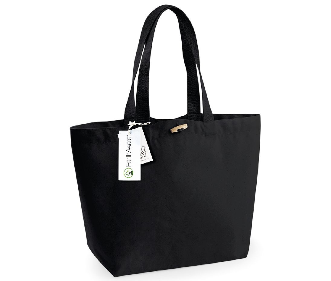 Sac shopping grand volume coton bio
