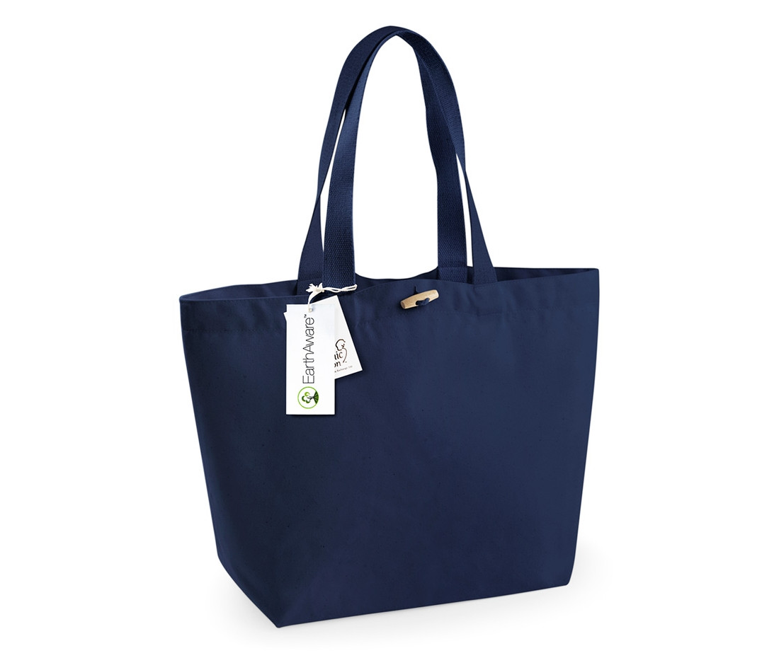 Sac shopping grand volume coton bio – Image 3