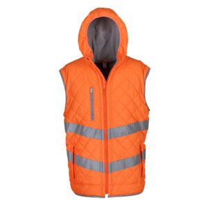 Bodywarmer matelassé haute visibilité