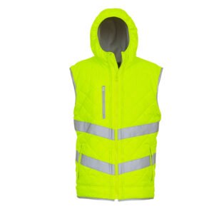 Bodywarmer matelassé haute visibilité – bodywarmer personnalisé