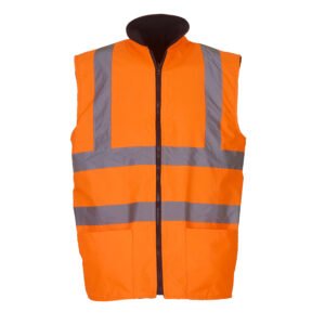Bodywarmer réversible haute visibilité
