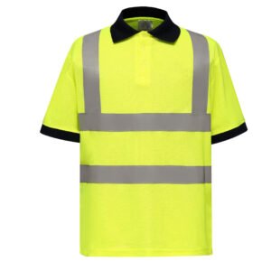 Polo manches courtes haute visibilité – vêtement haute visibilité personnalisé
