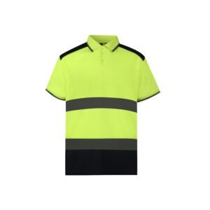 Polo bicolore – vêtement haute visibilité personnalisé