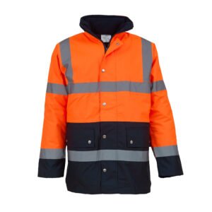 Parka bicolore haute visibilité
